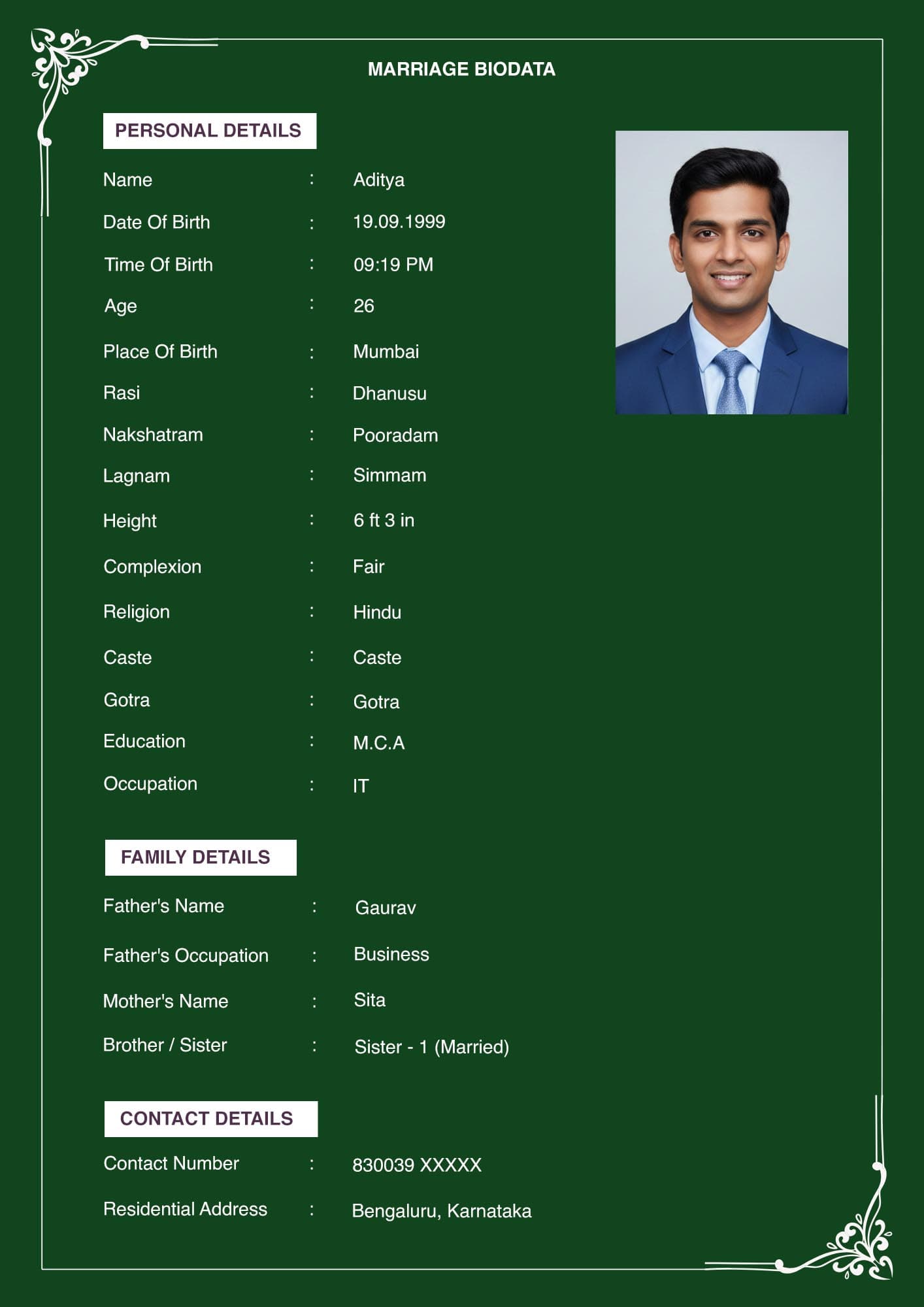 How to Write a Perfect Marriage Biodata for Boy (With Examples)